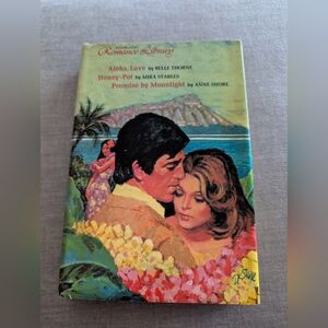 Vintage Doubleday Romance Library Hardcover Book Aloha Love Honey Pot Promise